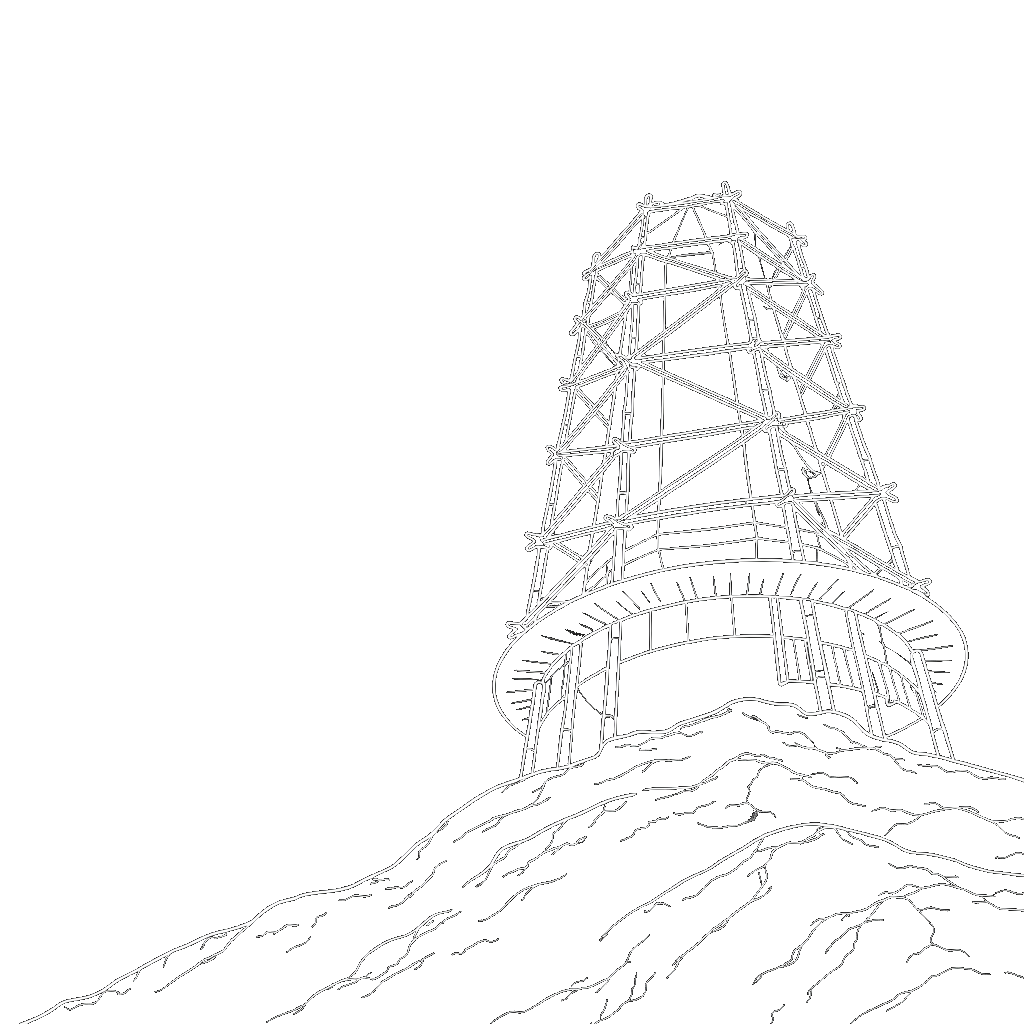 Tower sketch background